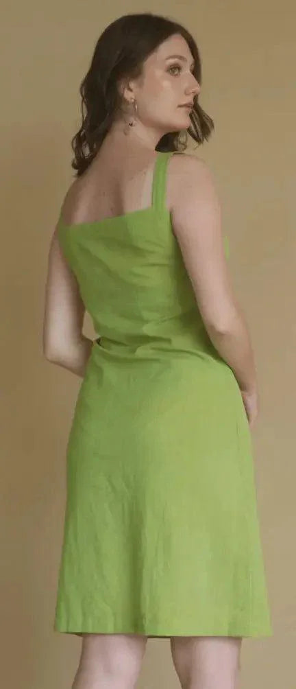 Handwoven Cotton Button Down Dress