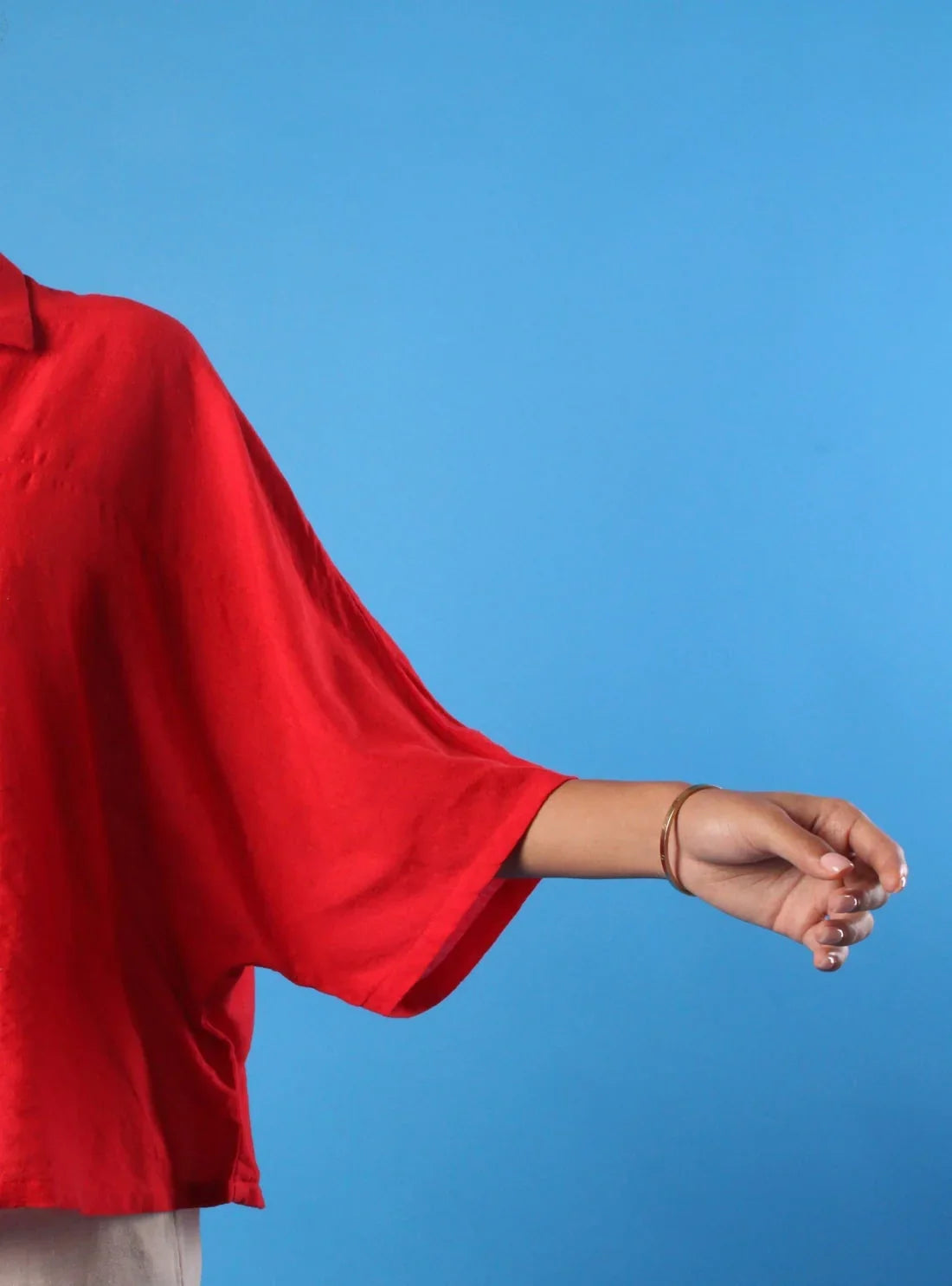 Handwoven Hibiscus Top