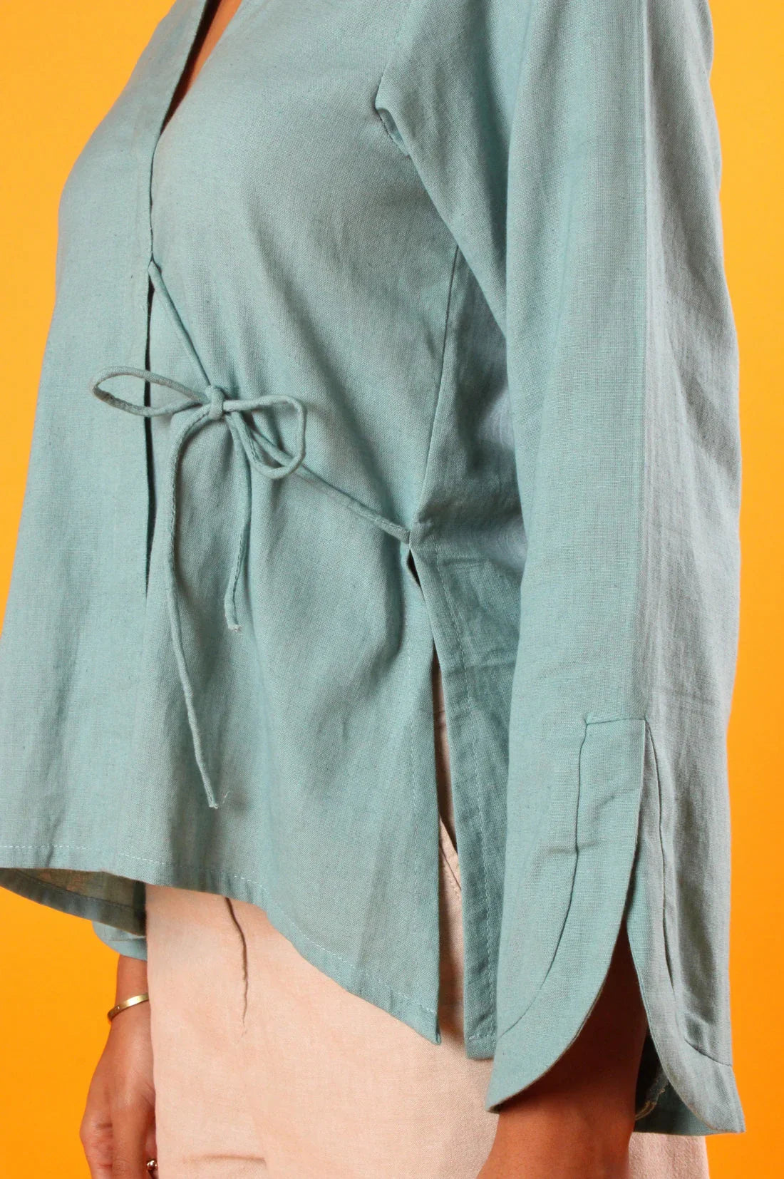 Handwoven Hydrangea Shirt