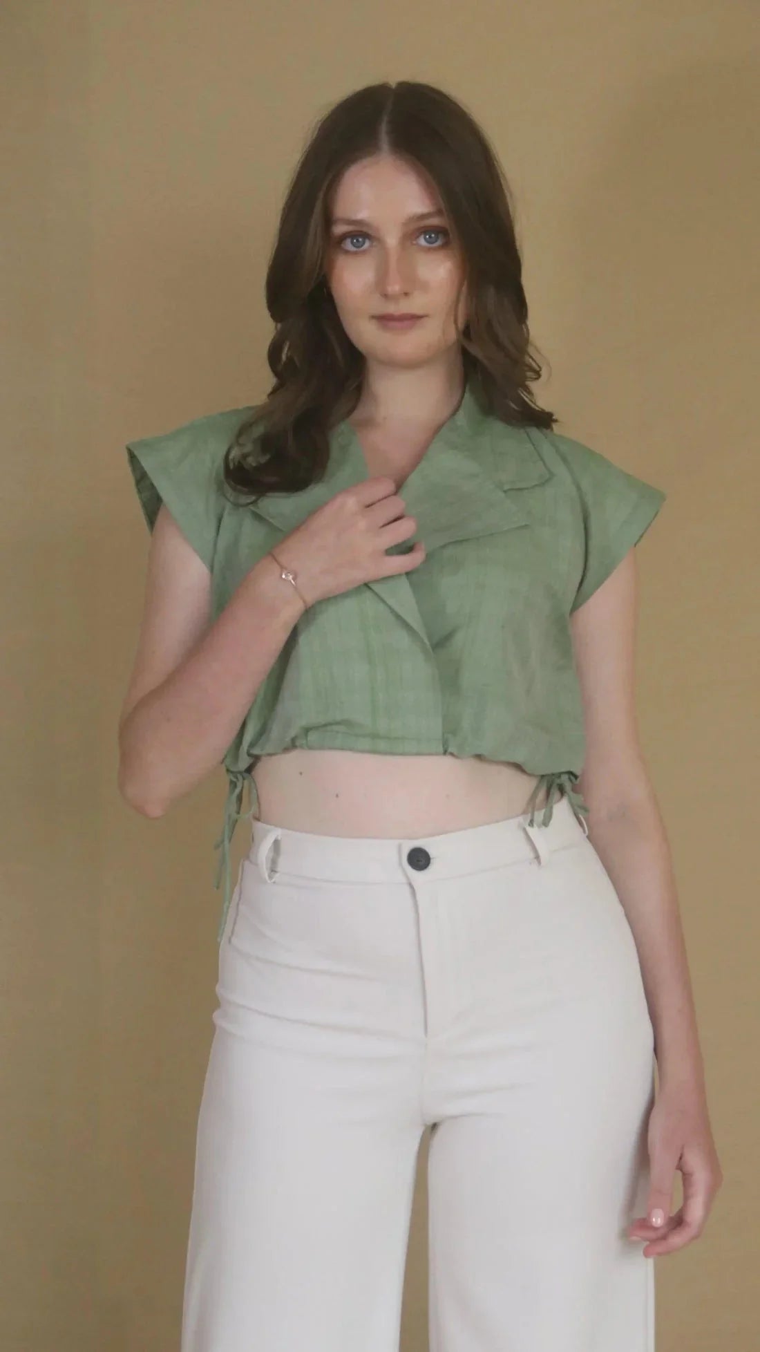 Handwoven Mulberry Silk Parachute Top