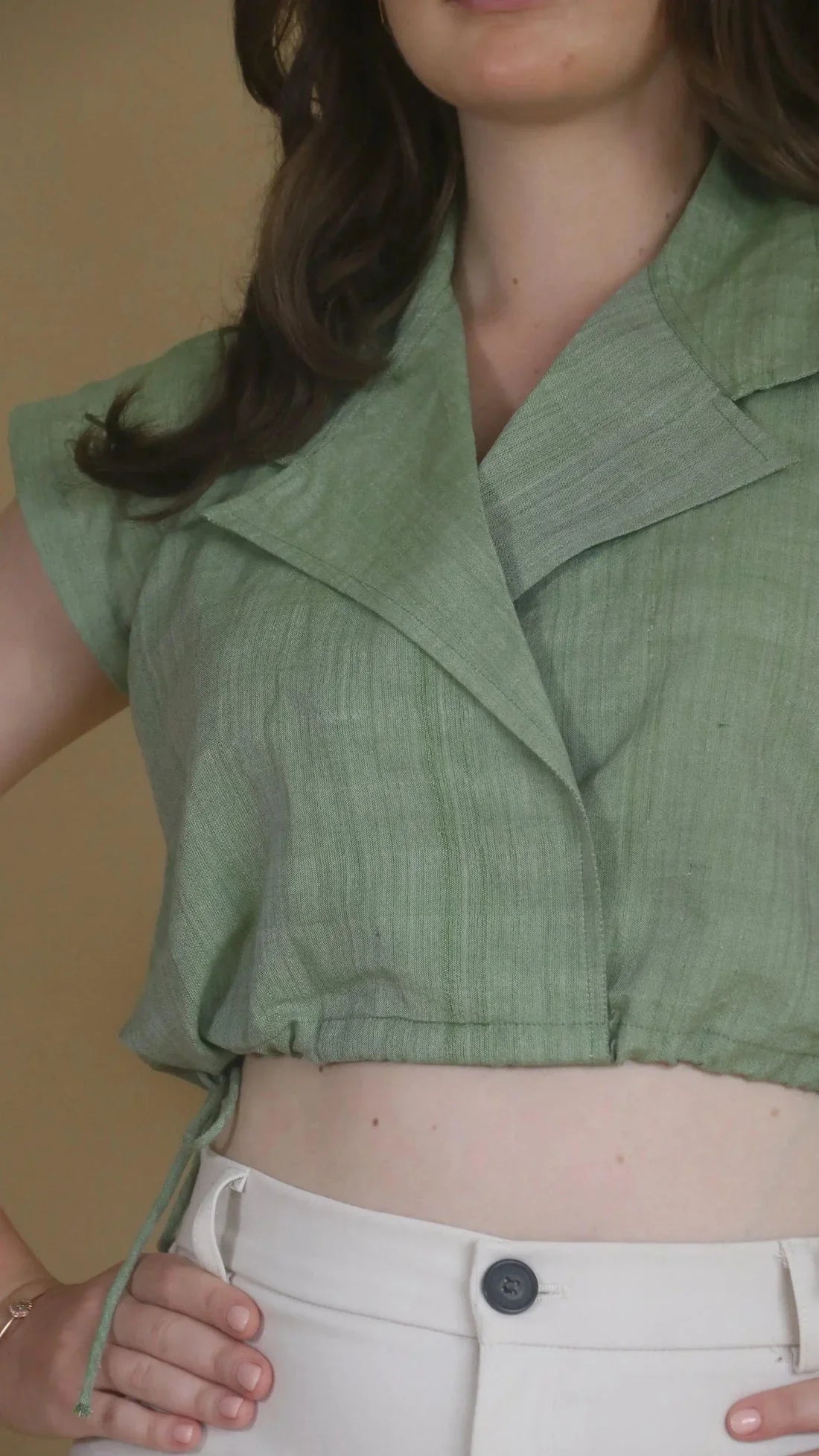 Handwoven Mulberry Silk Parachute Top