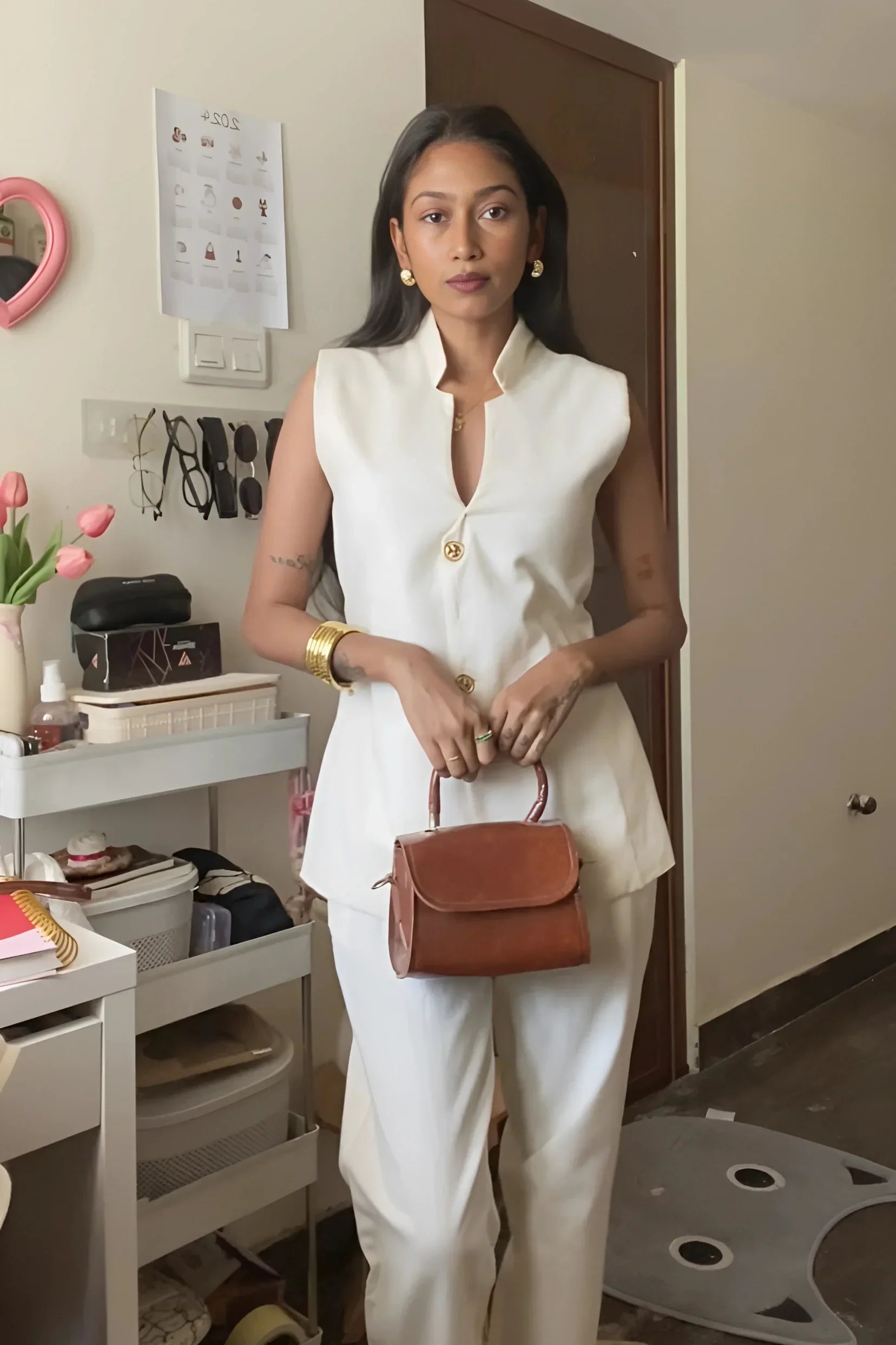 Handwoven Lilly Waistcoat and Pant Set