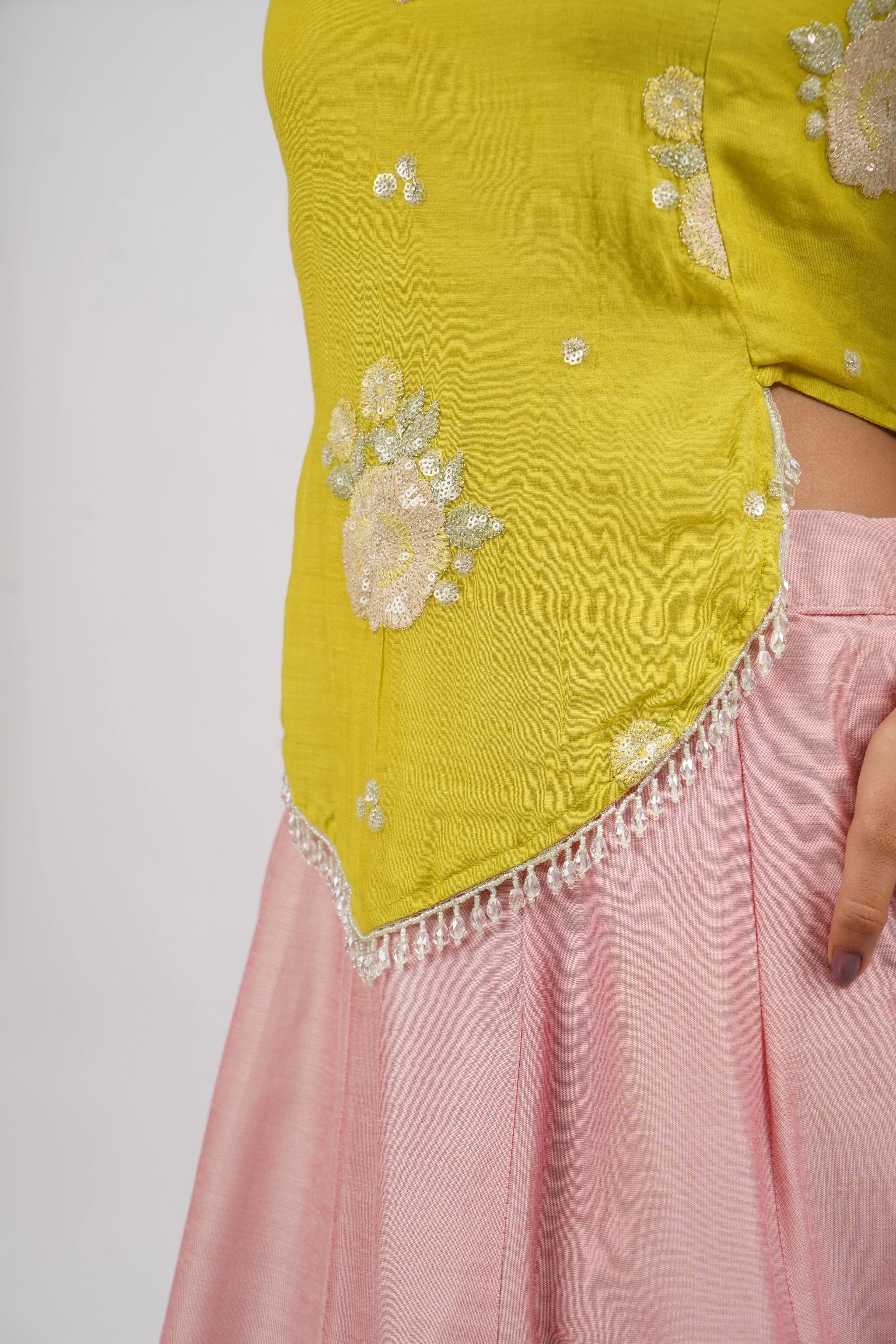 Lime & Love Kali Lehenga Skirt with Blouse set