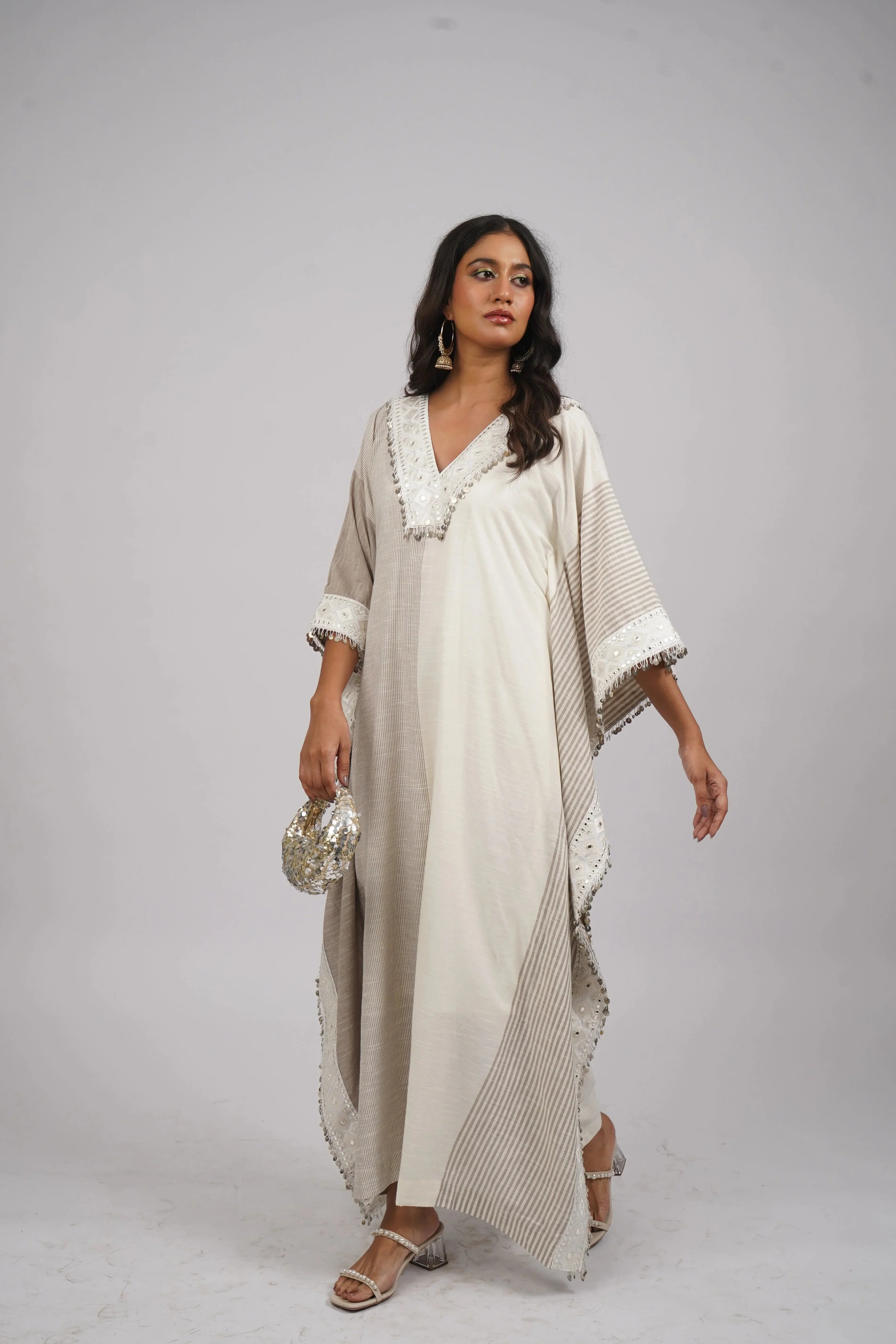 Chandni Sparkle Handwoven Kaftaan