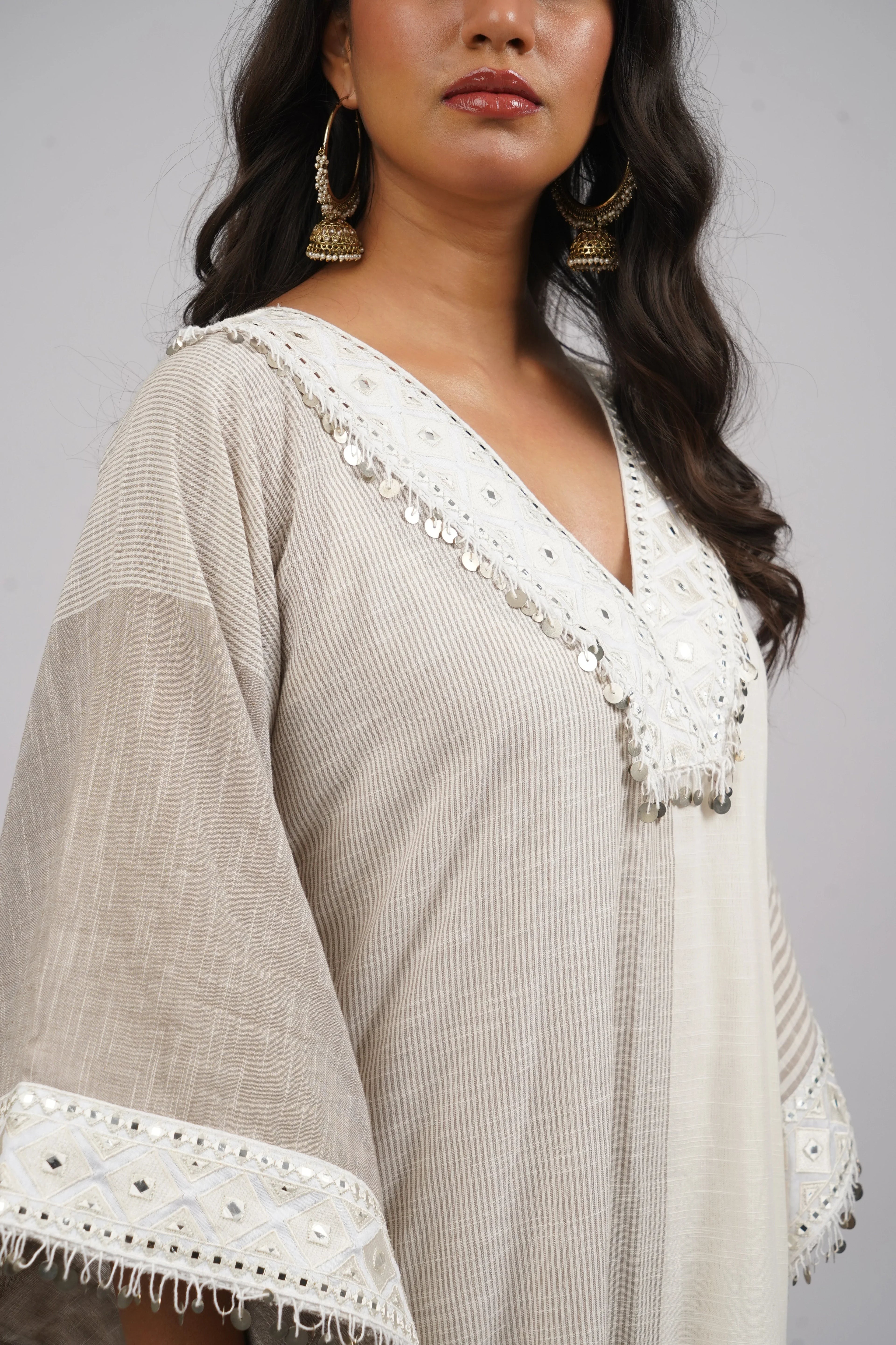 Chandni Sparkle Handwoven Kaftaan