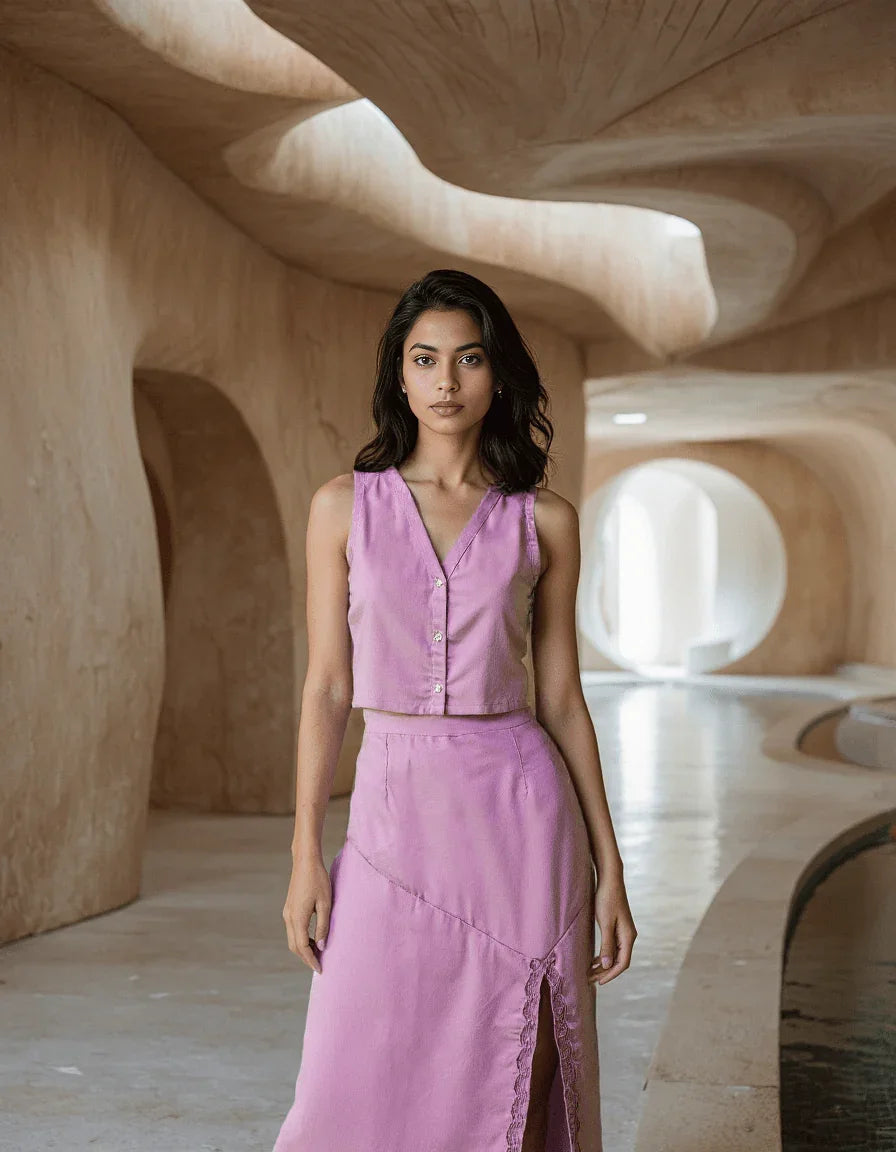 Handwoven Aster Crop Top