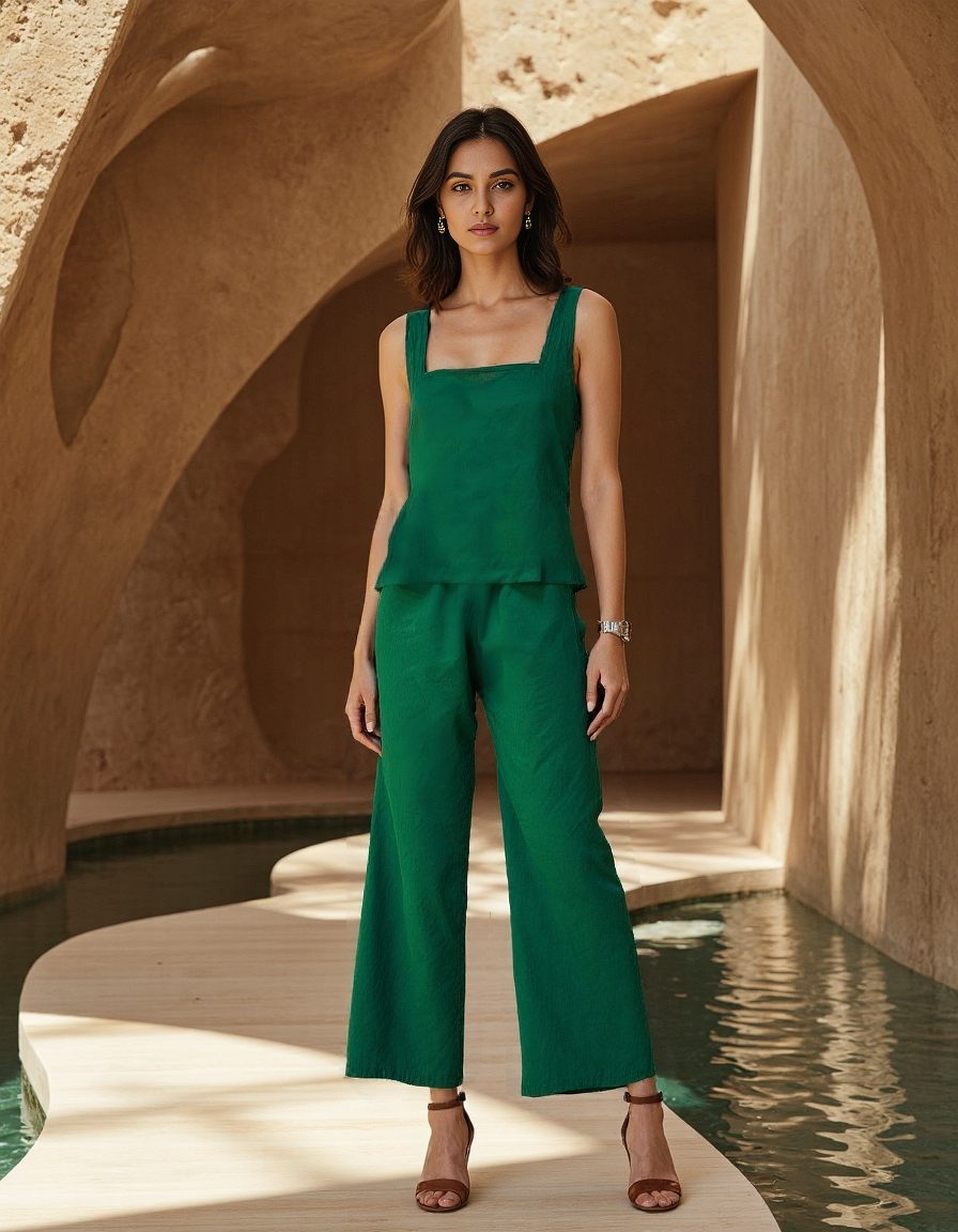 Handwoven cotton Co-ord Set