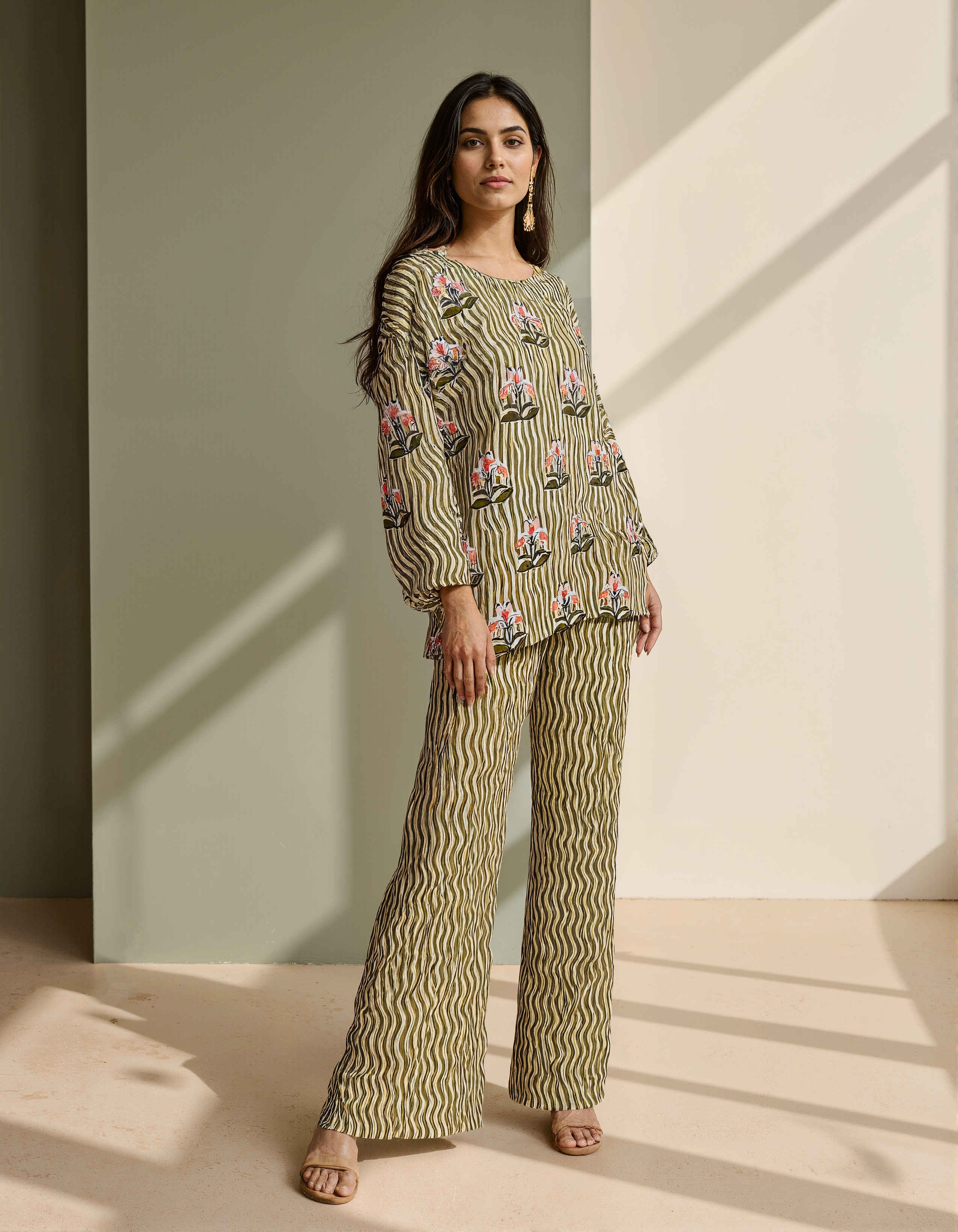 Zoya Printed Botanicals coord set
