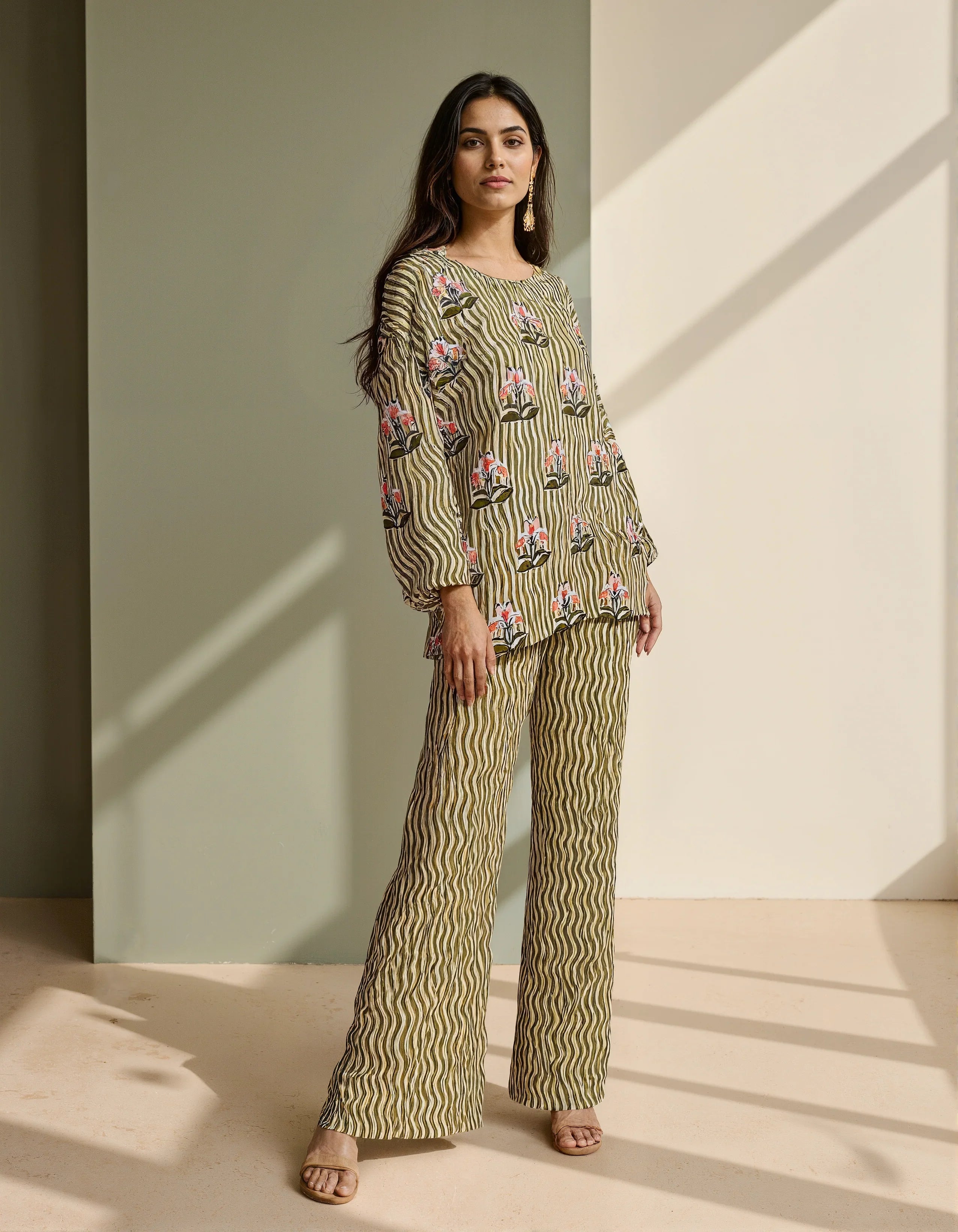 Zoya Printed Botanicals coord set