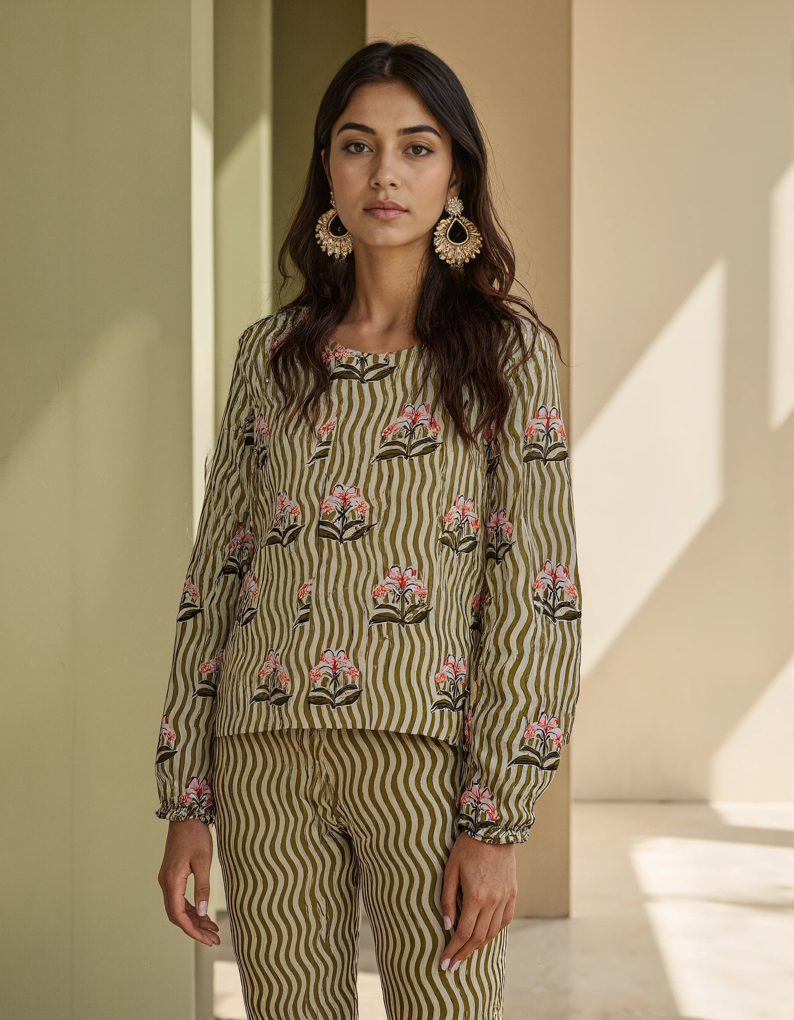 Zoya Printed Botanicals coord set