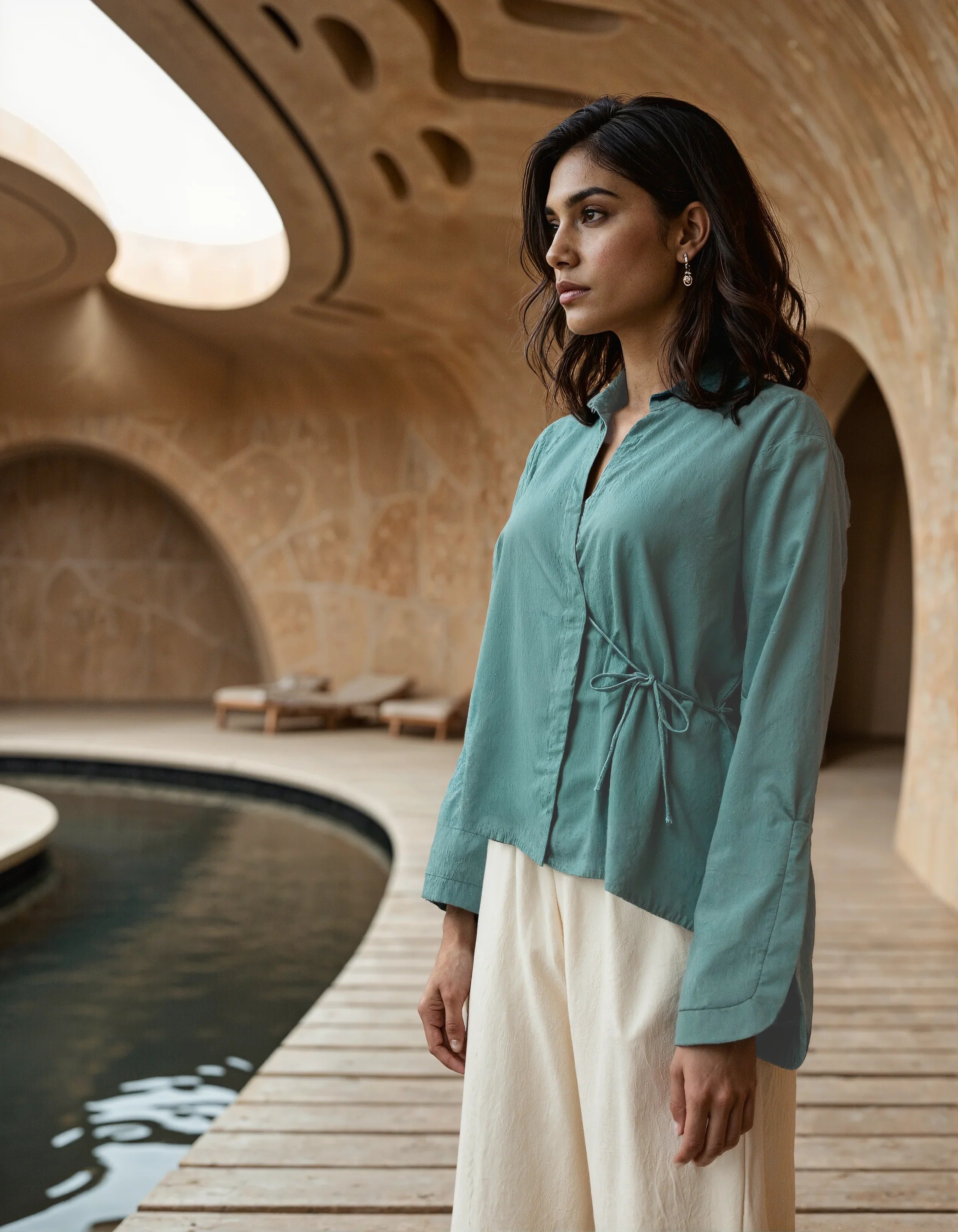 Handwoven Hydrangea Shirt