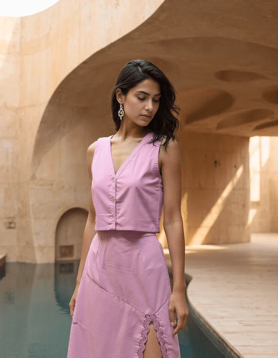 Handwoven Aster Crop Top