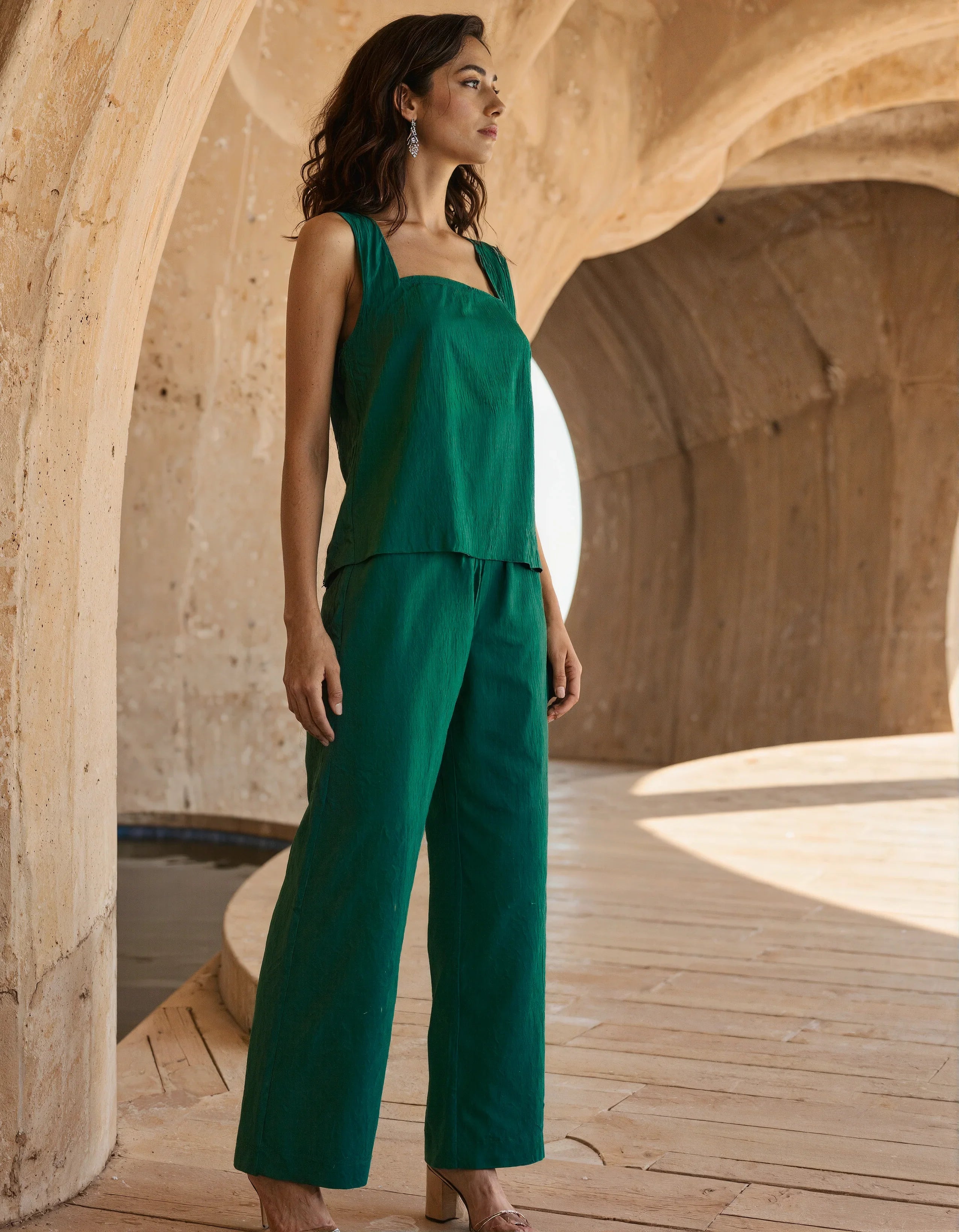 Handwoven cotton Co-ord Set