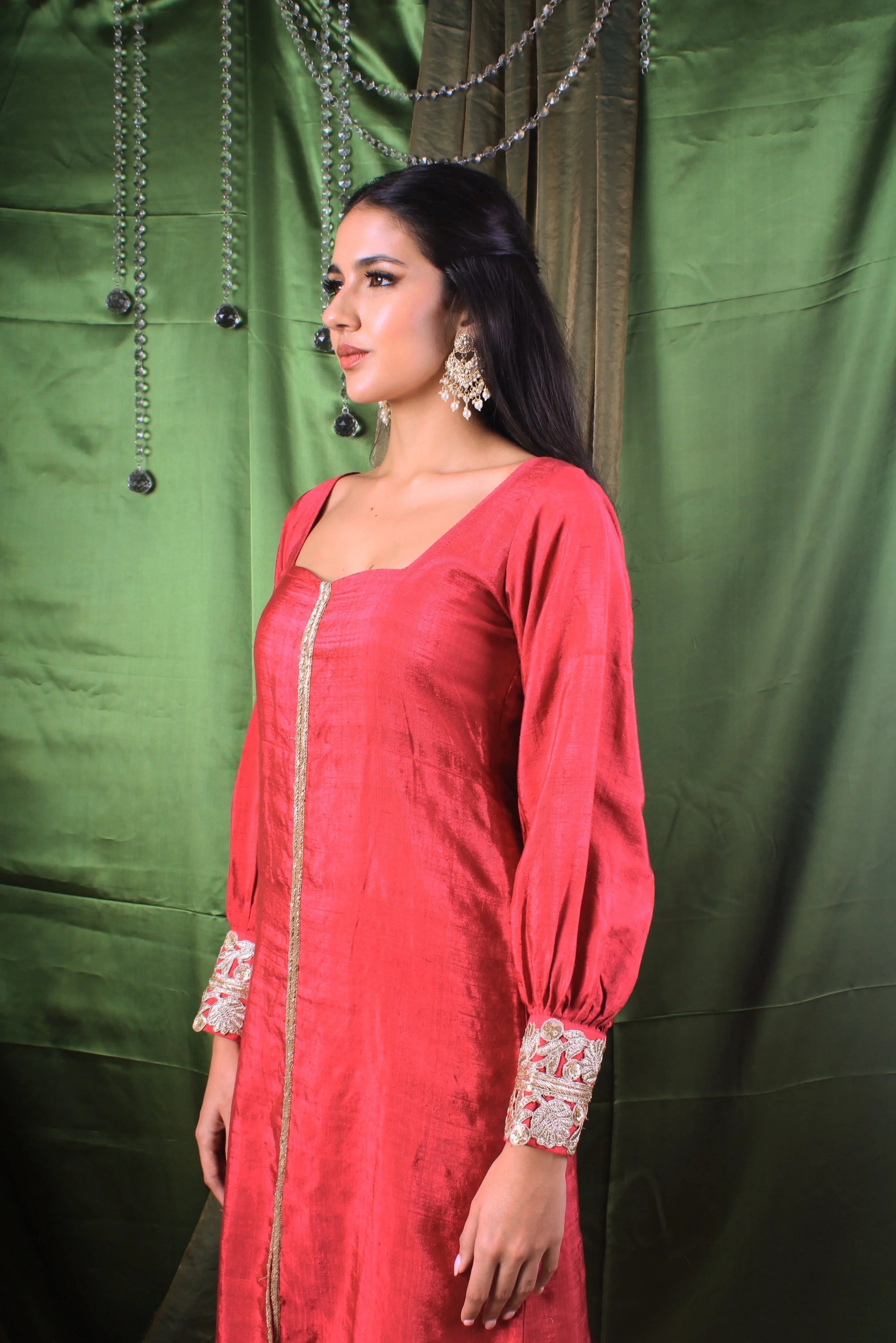 Handwoven Tourmaline Pink Dress