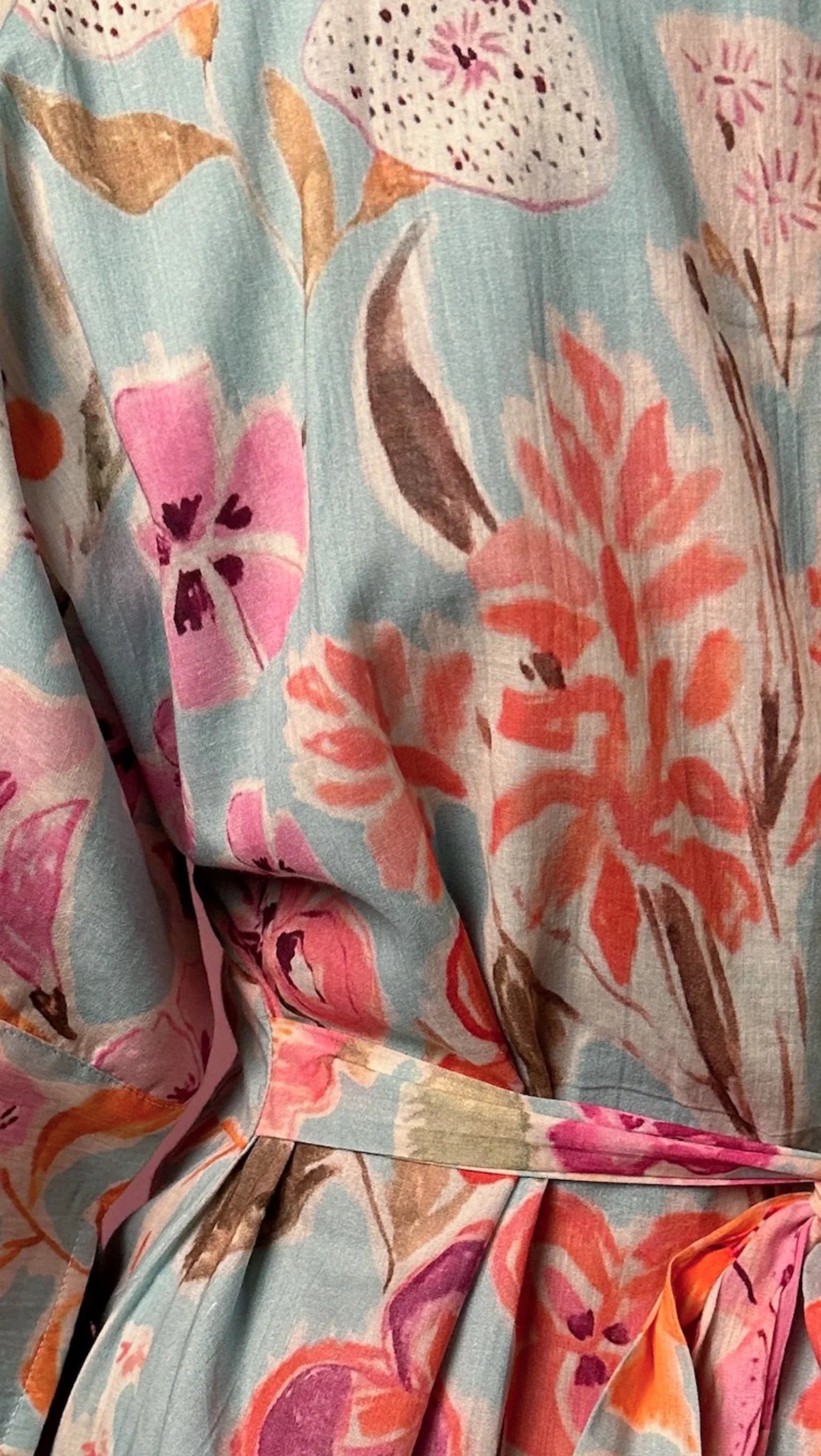 Handwoven Muslin Flora Wrap Dress