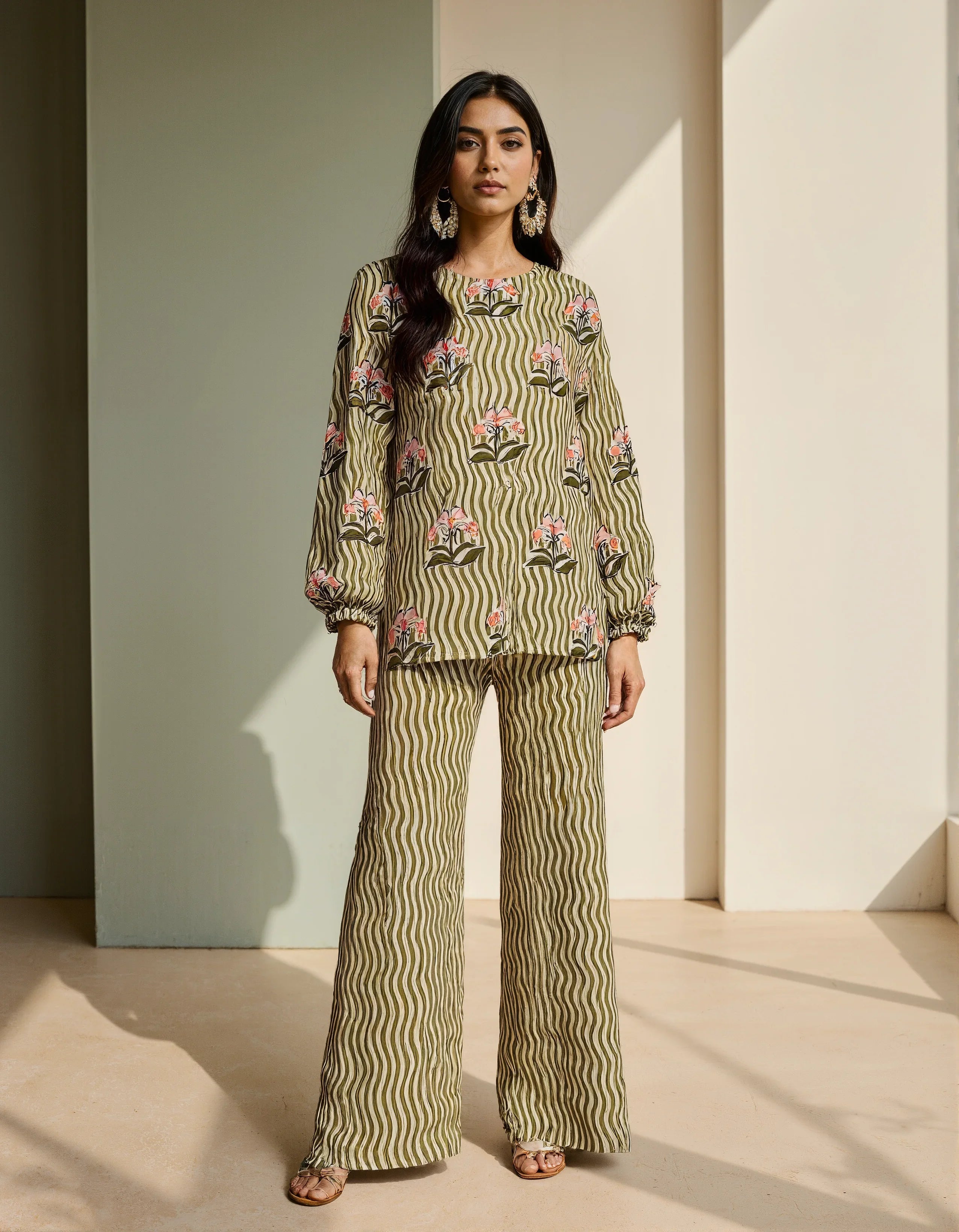 Zoya Printed Botanicals coord set