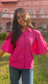 Handwoven Pop Angel Shirt