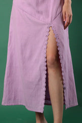Handwoven Aster Crop Top and Skirt Set