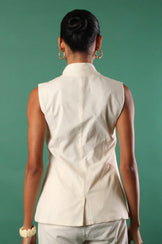 Handwoven Lilly Waist Coat Top