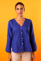 Handwoven Iris Top