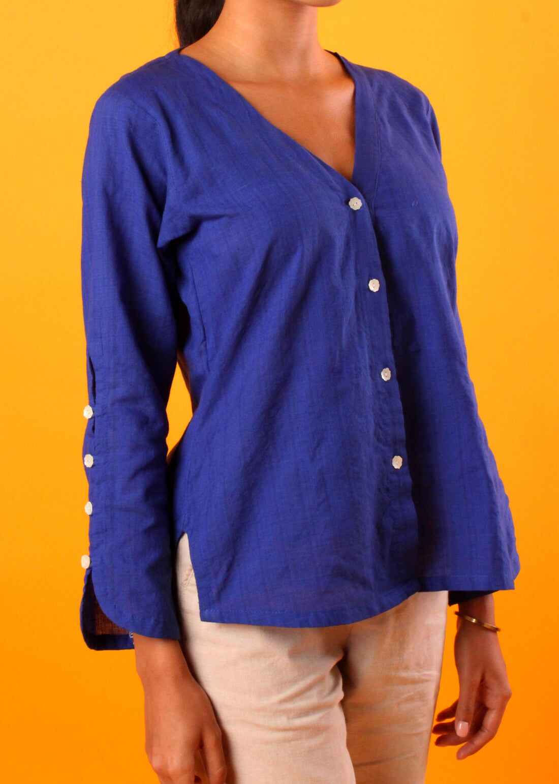 Handwoven Iris Top