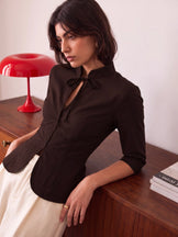 Handwoven cotton Espresso The 9 to Wine Top