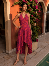 Halter Muse Sunset Bloom Dress