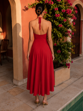 Halter Muse Ember Bloom Dress