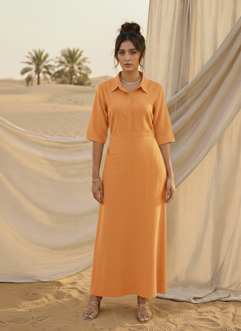 Soft Ember Dress
