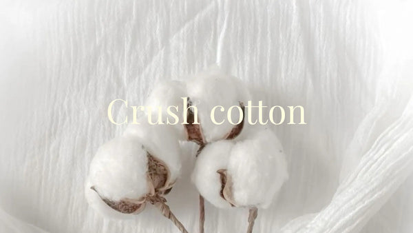 Handwoven crushed cotton