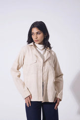 Handwoven Peace Silk Textured jacket