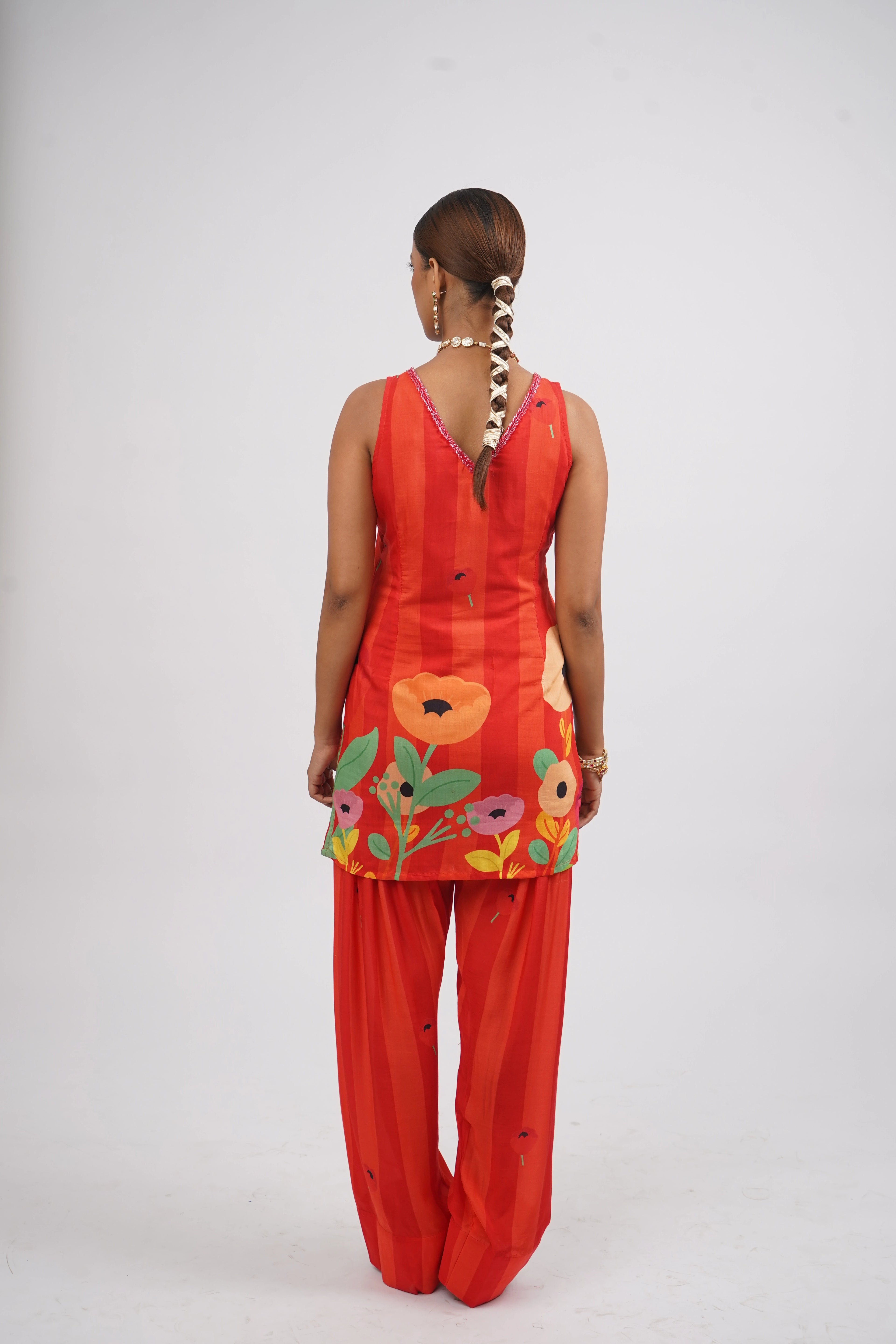 Peony Pop Top &amp; Farshi Set (2pcs set)