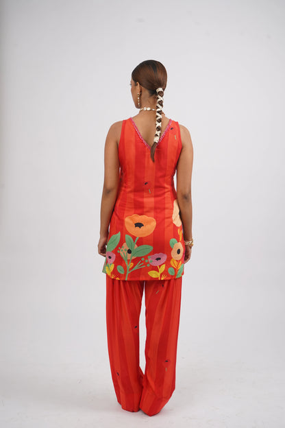 Peony Pop Top &amp; Farshi Set (2pcs set)