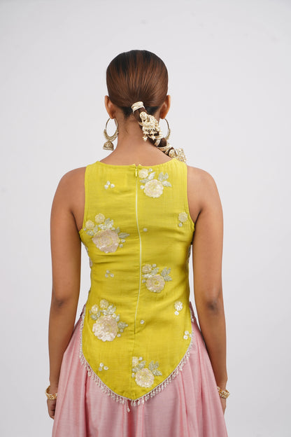 Lime &amp; Love Kali Lehenga Skirt with Blouse set