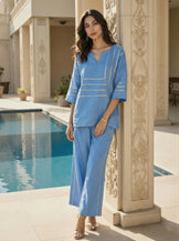 Skyline blue Gotta Patti Cord Set