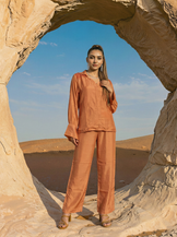Sunlit Apricot Coord Set