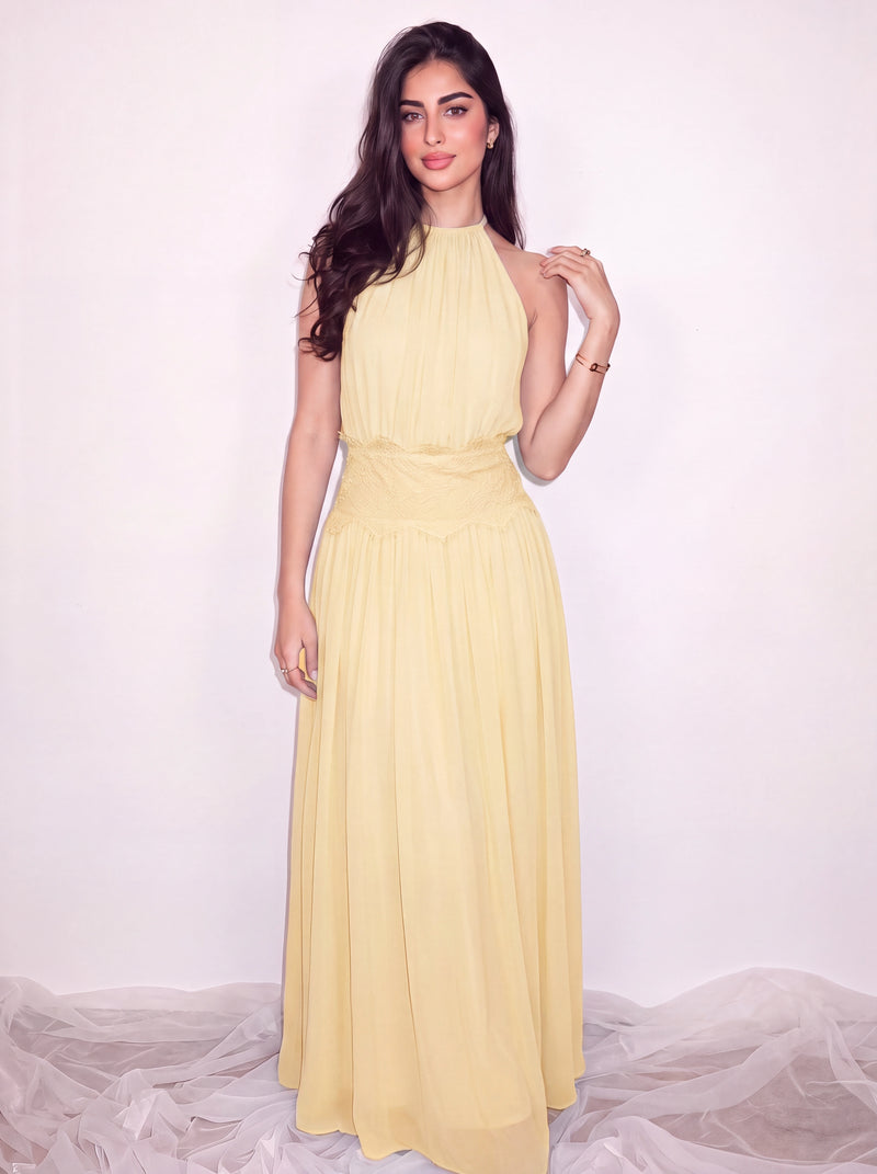 Afterparty Switch  Buttercream Muslin A-Line Multi-way Dress