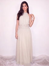 Afterparty Switch Frost Ivory Muslin A-Line Multi-way Dress
