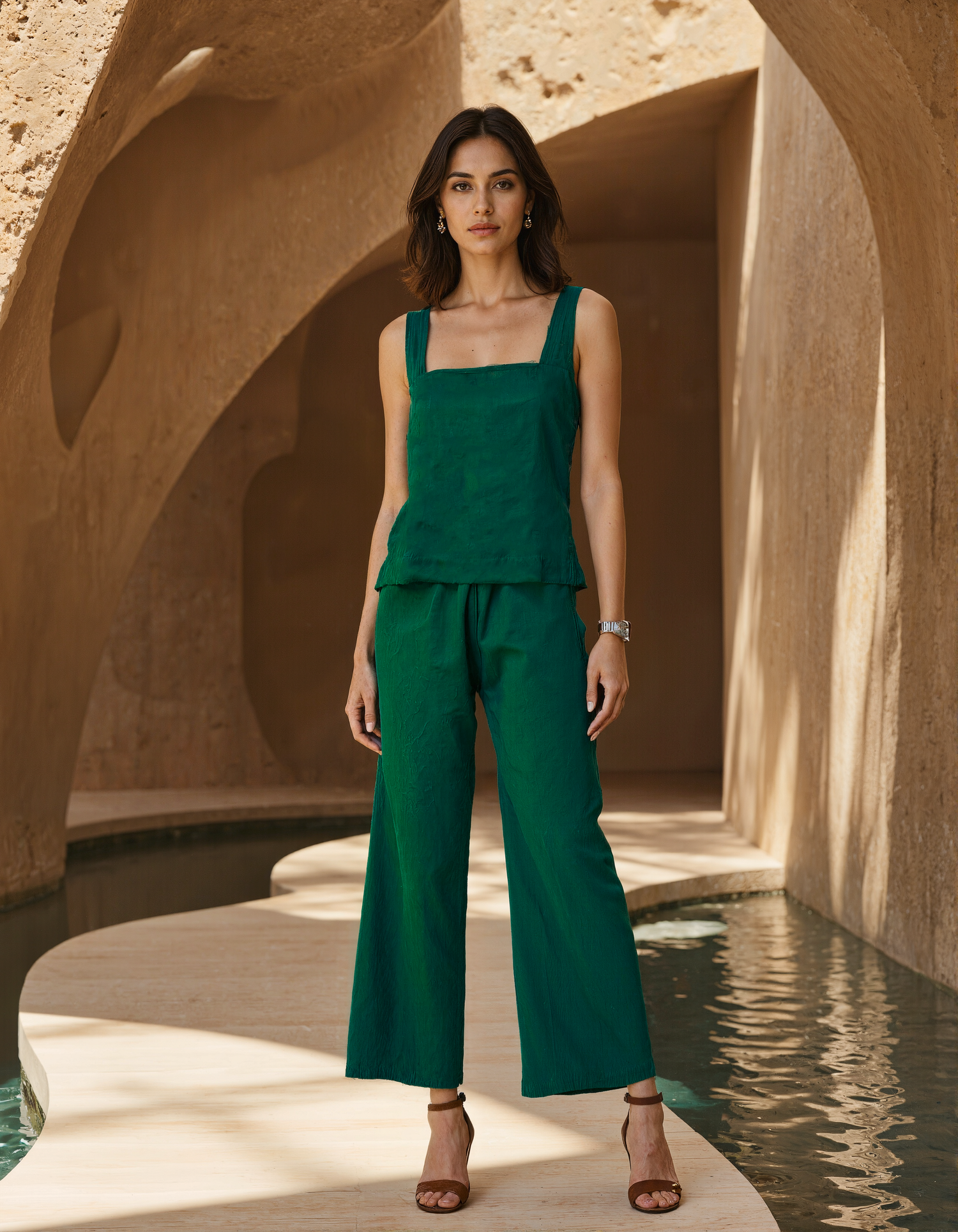 Handwoven cotton Co-ord Set