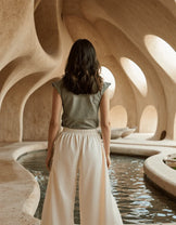 Handwoven Mulberry Silk Parachute Top