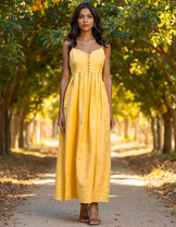 Handwoven Cotton Sunkissed Dress