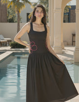 Black Pink Dori Dress
