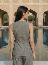 Grey Asymmetrical Cord Set