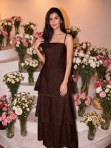 Make a Woven Wish Espresso Handwoven Cotton Multi-way Dress