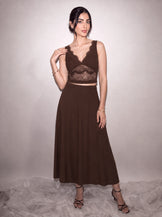 Love n Lace Espresso Muslin Multi-way Dress