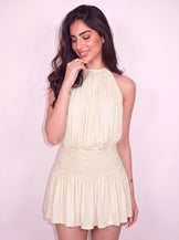 Afterparty Switch Frost Ivory Muslin A-Line Multi-way Dress