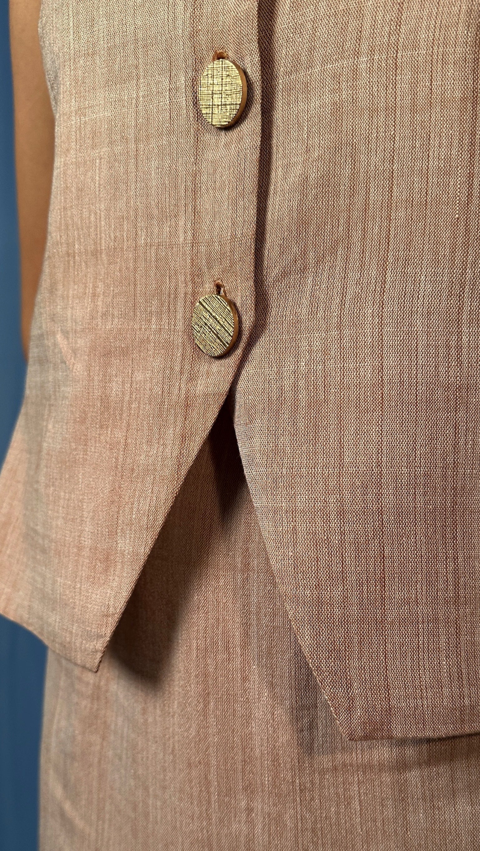 Handwoven Mocha Vest Top