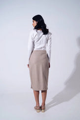 Handwoven Flexi Cotton Essentials Blanco Top