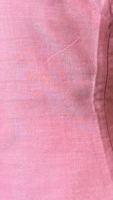 Handwoven Linen Pink Vest &amp; Skirt Set