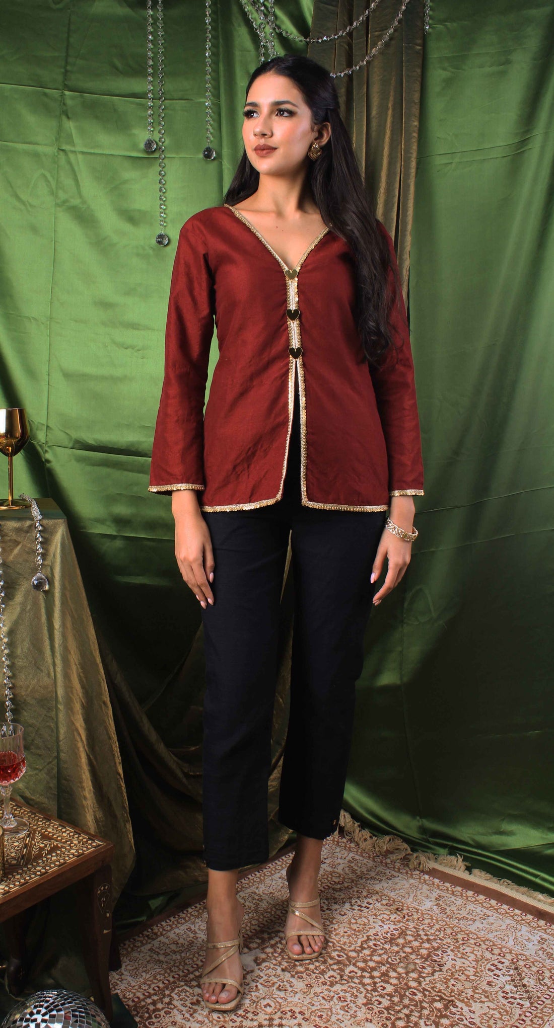 Handwoven Jasper Top